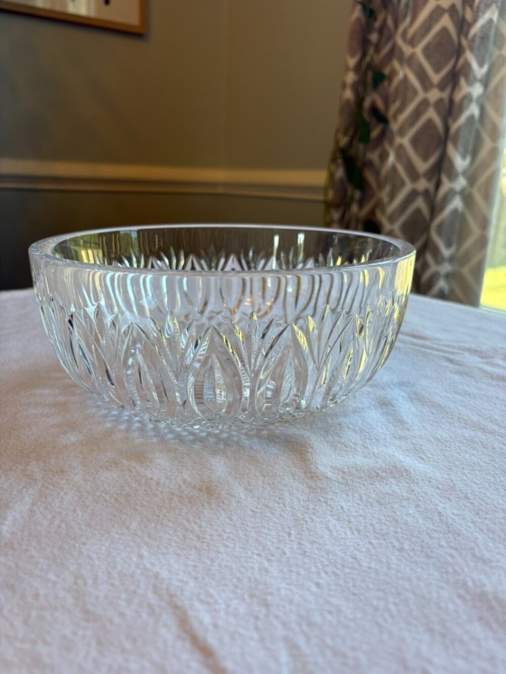 Waterford Crystal Granville 10” Large Brilliant Cut Lead Crystal Bowl